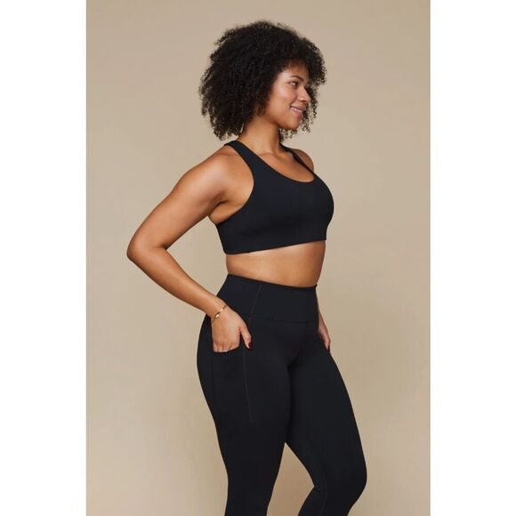 NWT Harper Wilde Flex Convertible Sports Bra High Impact Sports Bra Black Size X - Picture 3 of 8